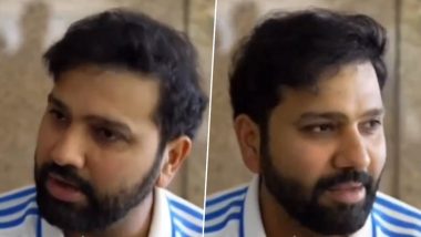 'Jawab Milega Uska' Rohit Sharma's Witty Response to Journalist Regarding Team India's 'Desperation' to Win Upcoming ICC T20 World Cup 2024 Goes Viral! (Watch Video)