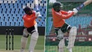 &lsquo;Captain Rohit Sharma Is READY&rsquo; India Skipper Sweats It Out in the Nets Ahead of IND vs SA 1st Test 2023, BCCI Shares Video