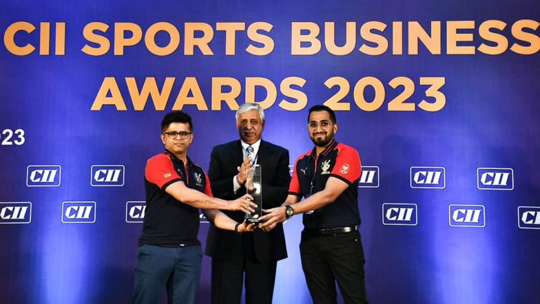 Royal Challengers Bangalore Secures Sports Franchise of the Year Award at CII Sports Business Awards 2023