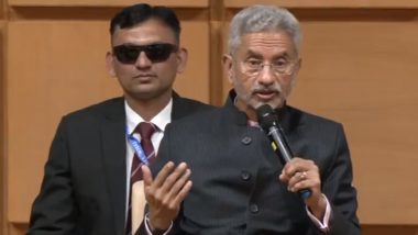 Terrorism Started the Moment When So-Called Raiders Came From Across Pakistan, Says EAM S Jaishankar (Watch Video)