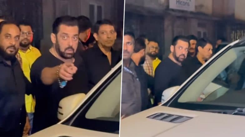 Salman Khan Loses His Cool at Paps After Sohail Khan's 53rd Birthday Bash, Says 'Piche Hato Sab' (Watch Video)