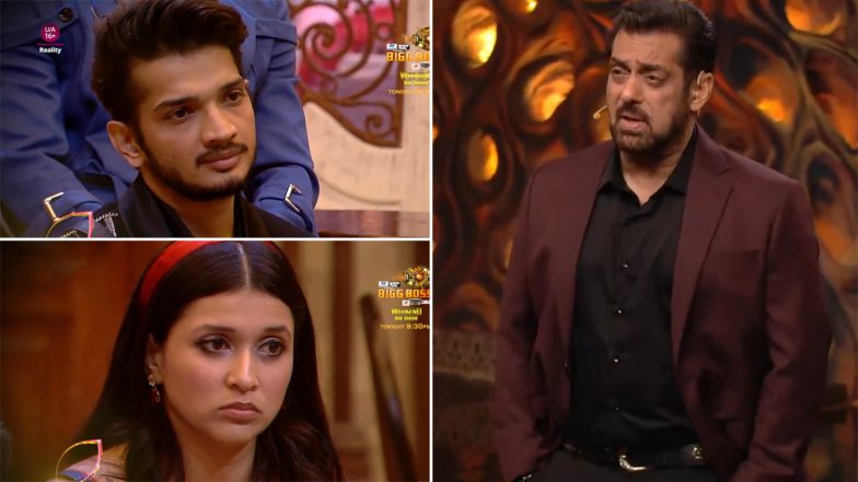 Bigg Boss 17: Salman Khan Schools Munawar Faruqui Over Mischaracterising Mannara Chopra as 'Needy and Desperate' (Watch Promo Video)