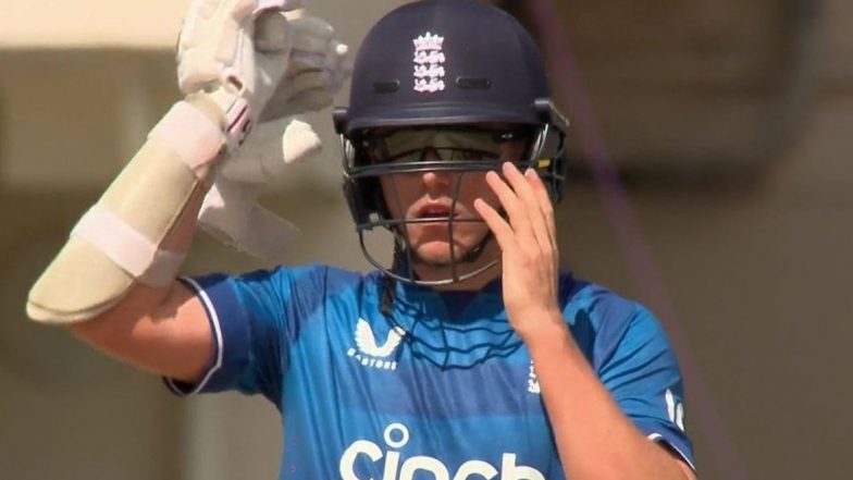 Sam Curran Bats With Sunglasses on During West Indies vs England 1st ODI 2023, Video Goes Viral!