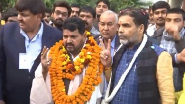 Brij Bhushan Sharan Singh Loyalist Sanjay Singh Becomes New President of Wrestling Federation of India (Watch Video)