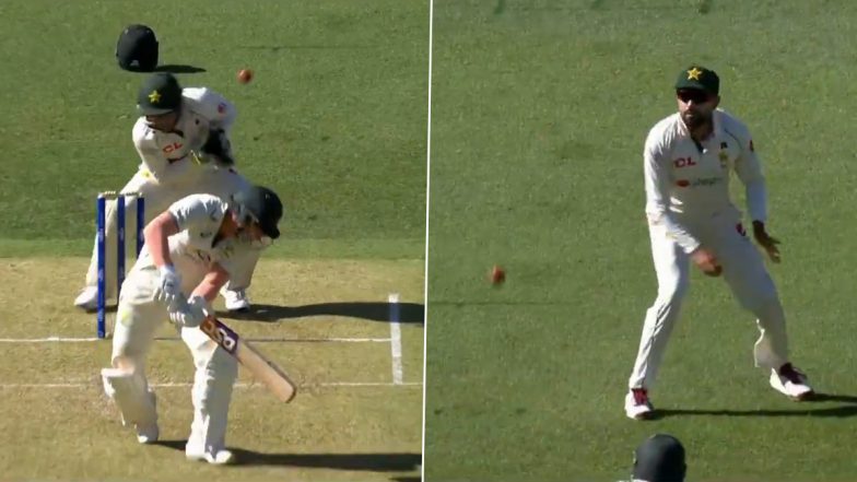 Comedy Of Errors! Sarfaraz Ahmed Misses David Warner's Stumping, Babar Azam Concedes Bye With Missed Throw During AUS vs PAK 1st Test 2023 Day 1 (Watch Video)