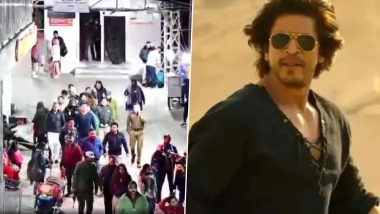 Dunki: Shah Rukh Khan Visits Jammu & Kashmir’s Iconic Vaishno Devi Temple Ahead of the Film’s Release (Watch Video)
