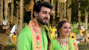 Shrenu Parikh and Akshay Mhatre Wedding: Pics and Videos From the Couple’s Fun-Filled Haldi Ceremony Go Viral on Social Media