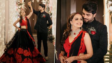 Shrenu Parikh and Akshay Mhatre Share Dreamy Pictures from Their Star-Studded Wedding Reception!