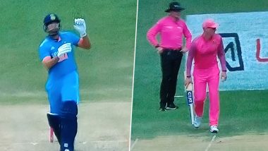 Oops! Shreyas Iyer Has His Bat Flying Further Than the Ball During IND vs SA 1st ODI 2023 At Johannesburg, Video Goes Viral!