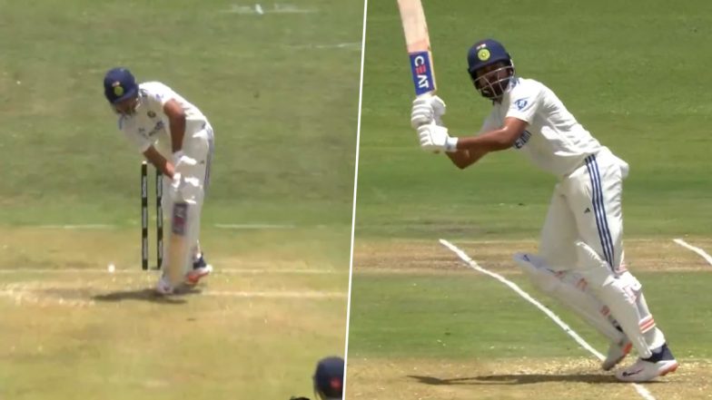 Effortless! Shreyas Iyer Flicks Gerald Coetzee's Delivery Nonchalantly For A Six During IND vs SA 1st Test 2023 (Watch Video)