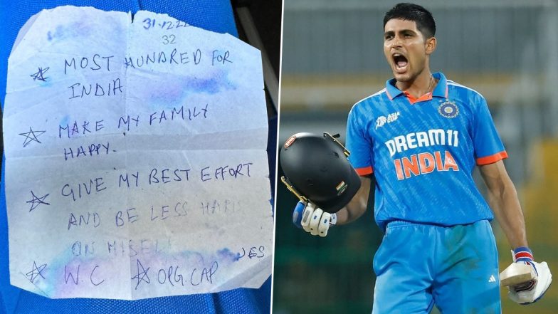 Ahead of 2024, Shubman Gill Reveals New Year Resolutions He Had Made for 2023; Pens Emotional Post