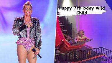 Singer Pink Drops a Cool Video To Wish Her ‘Wild Child’ Jameson on His Seventh Birthday – WATCH