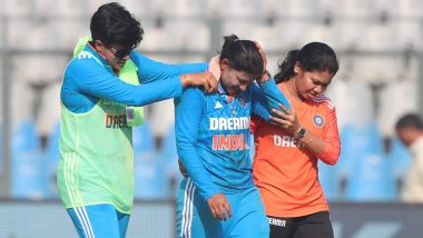 Harleen Deol Replaces Injured Sneh Rana As Concussion Substitute in IND-W vs AUS-W 2nd ODI 2023