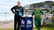 How to Watch NZ-W vs PAK-W, 1st T20I 2023 Live Streaming Online? Get Telecast Details of New Zealand Women vs Pakistan Women Cricket Match With Time in IST