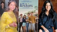 The Archies: Suhana Khan Shines in Ethnic Wear; Agastya Nanda, Navya Naveli Nanda, and Others Spotted Post Zoya Akhtar&rsquo;s Dinner Party (Watch Videos)