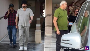 Sunny Deol and Dimple Kapadia Spotted Leaving Eye Clinic in Mumbai Separately (View Pics)