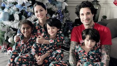 Christmas 2023: Sunny Leone and Daniel Weber Twin With Kids in Jammies For Xmas Celebrations, See Picture