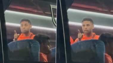 Suryakumar Yadav Spotted ‘Scolding’ Arshdeep Singh in Team Bus After IND vs SA 3rd T20I 2023, Video Goes Viral!