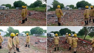 Tamil Nadu Factory Blast: One Person Killed in Explosion at Firecracker Manufacturing Unit in Virudhunagar (See Pics and Video)