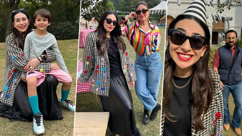 Karisma Kapoor Shares Pics From Nephew Taimur’s Birthday Celebration, Drops Cool Photos With Sis Kareena Kapoor Khan and Brother-in-Law Saif Ali Khan