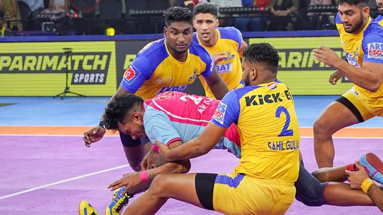 How to Watch Tamil Thailavas vs Haryana Steelers PKL 2023 Live Streaming Online on Disney+ Hotstar? Get Live Telecast of Pro Kabaddi League Season 10 Match & Score Updates on TV