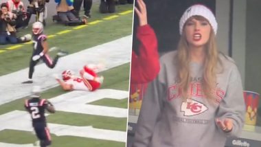 Taylor Swift Curses Angrily After Beau Travis Kelce Gest Pushed On Field During Chiefs Game, Watch The Viral Video Here!