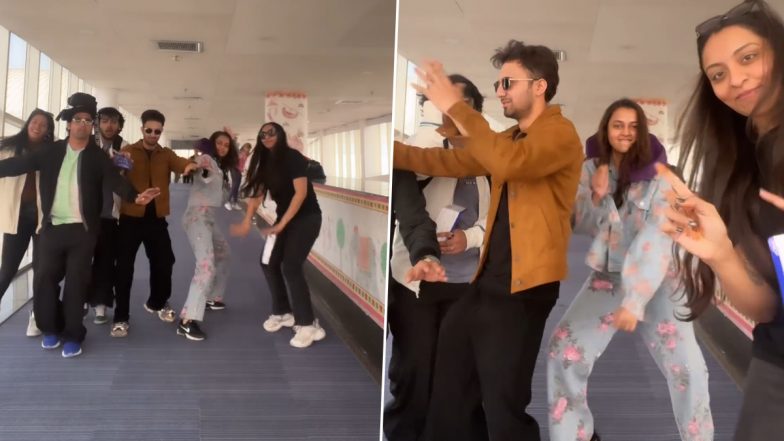 Tejasswi Prakash and Gang Dancing to Animal’s Viral ‘Jamal Kudu’ Song While Boarding the Plane Will Leave You in Splits (Watch Video)