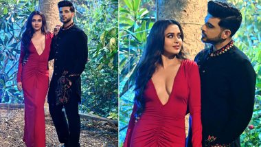 Karan Kundrra Calls Girlfriend Tejasswi Prakash ‘Red Hot Temptation’ in New Pics From the Sets of Temptation Island India