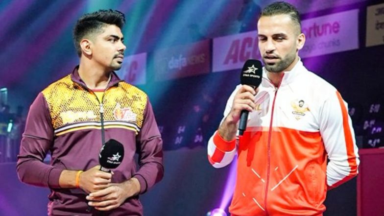 How to Watch Gujarat Giants vs Telugu Titans, PKL 2023 Live Streaming Online on Disney+ Hotstar? Get Live Telecast of Pro Kabaddi League Season 10 Match & Score Updates on TV