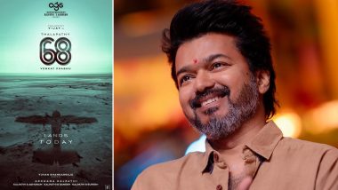 Thalapathy 68: Vijay Film's First Look to Be Unveiled Today at THIS Time, Venkat Prabhu Shares Update!