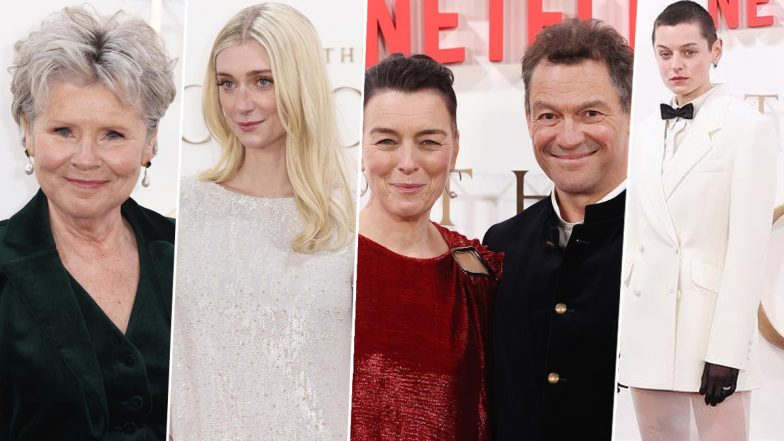 The Crown Season 6 Part 2: Imelda Staunton, Elizabeth Debicki, Olivia Williams, Dominic West, Emma Corrin – Ahead of the Finale, Stars Attend London Premiere of the Netflix Series (View Pics)