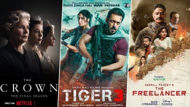 OTT Releases Of The Week: Elizabeth Debicki's The Crown Season 6 Part 2 On  Netflix, Salman Khan's Tiger 3 On  Prime, Mohit Raina's The Freelancer  Part 2 on Disney+ Hotstar & More