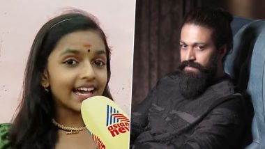 Yash in Salaar? Did Child Artiste Theertha Accidentally Confirm KGF Star's Cameo in Prabhas-Prashant Neel's Film? (Watch Video)