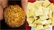 Til Ke Laddu and Gajak Recipes for Lohri and Makar Sankranti 2024: Easy Step-by-Step Recipe Videos To Make Gud Ke Laddoo and Gajak for the Traditional Festival