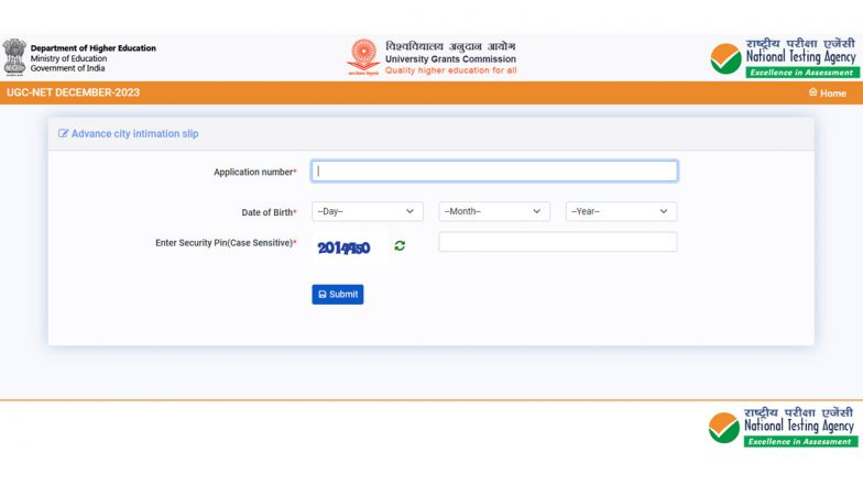 UGC NET December 2023: Exam City Slip For National Eligibility Test ...