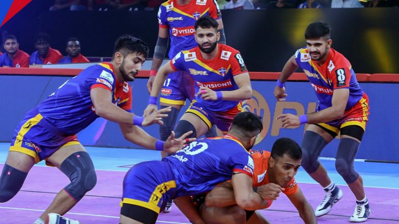 How to Watch UP Yoddhas vs Haryana Steelers, PKL 2023 Live Streaming Online on Disney+ Hotstar? Get Live Telecast of Pro Kabaddi League Season 10 Match & Score Updates on TV