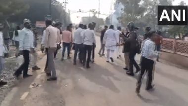Madhya Pradesh Assembly Election 2023 Results: BJP, Congress Workers Clash After BJP Beats Congress by Small Margin in Shajapur (Watch Video)