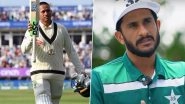 Hasan Ali Says Pakistan Players Won't Discuss On-Field Plans in Urdu in Front of Usman Khawaja During AUS vs PAK 2023-24 Test Series