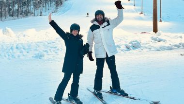 Varun Tej and Lavanya Tripathi Enjoy Skiing During Their Honeymoon in Snowy Finland (See Pic)