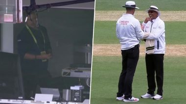 Bizarre! Play Stopped After Third Umpire Richard Illingworth Gets Stuck in Lift at MCG During Australia vs Pakistan 2nd Test 2023 Day 3