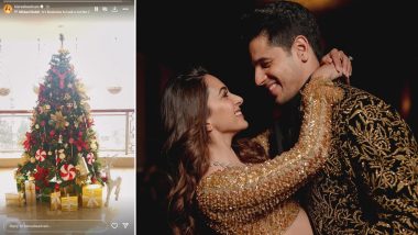 Kiara Advani Gears Up to Celebrate First Christmas With Hubby Sidharth Malhotra, Gives Glimpse of the Beautifully Decorated Xmas Tree (View Pic)