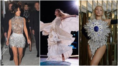 Year Ender 2023: From Kim Kardashian’s Swarovski Dress to Beyoncé and Taylor Swift’s Tour Extravaganza, Explore the Top Fashion Moments!