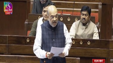 Parliament Winter Session 2023: Amit Shah Moves Two Jammu and Kashmir Reservation Bills for Passage in Rajya Sabha (Watch Video)