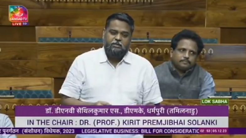 BJP Only Wins in ‘Gau Mutra’ States: DMK MP DNV Senthil Kumar’s Remarks Trigger Row; Congress, BJP Condemn