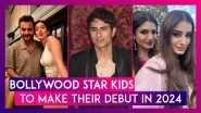 Ibrahim Ali Khan, Shanaya Kapoor, Rasha Thadani, Bollywood&rsquo;s Rising Stars To Debut In 2024