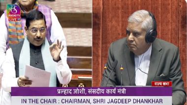 Mimicry Row: NDA MPs Stand During Question Hour in Rajya Sabha To Express Respect for Chairman Jagdeep Dhankhar, Slam Opposition Over Mimicry Incident (Watch Video)