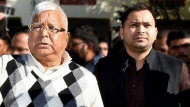 Land-for-Job Scam: ED Summons Tejashwi Yadav, RJD Chief Lalu Prasad Yadav for Questioning in Money Laundering Case