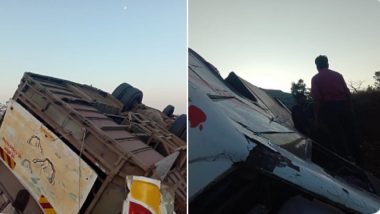 Maharashtra Road Accident: Two Dead, 55 Injured As Bus Overturns In the Tamhani Ghat of Raigad (See Pics)