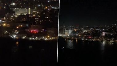 New York Power Outage: ‘Explosion’ At Con Edison Electrical Substation in Brooklyn Causes Widespread Flickering Lights Across City, Video Shows Smoke Billowing From Power Plant As ‘Big Apple’ Plunges Into Darkness
