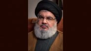 Hezbollah Chief Sayyed Hassan Nasrallah Vows to Wage War Against Israel if It Expands Attacks on Lebanon